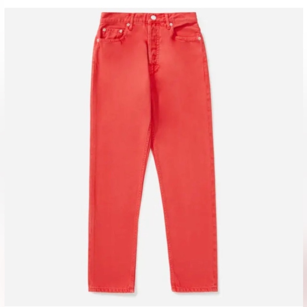 Everlane The Cheeky Jean Crop Red Size 27 - Picture 5 of 10